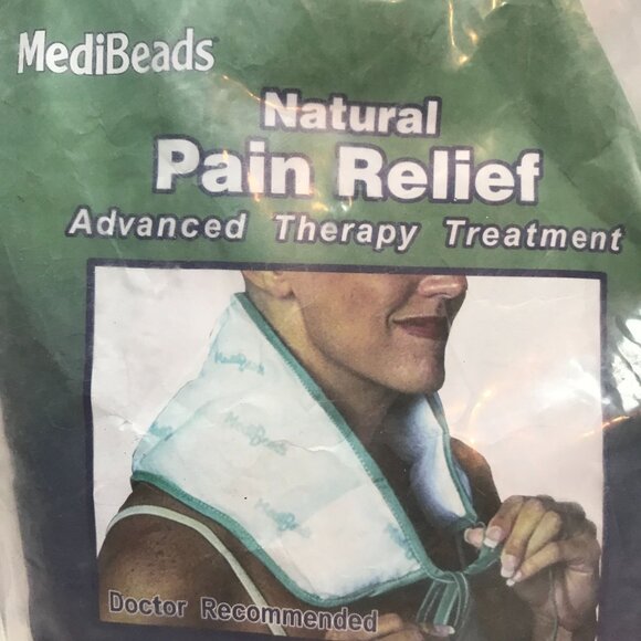 MediBeads Natural Pain Relief Therapy Moist Heat Neck Wrap Microwave Activated - Picture 3 of 6